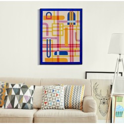 Lienzo impreso Picassiy H – Arte moderno y dinamismo (50 x 3,3 x 70 cm)