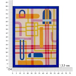 Lienzo impreso Picassiy H – Arte moderno y dinamismo (50 x 3,3 x 70 cm)