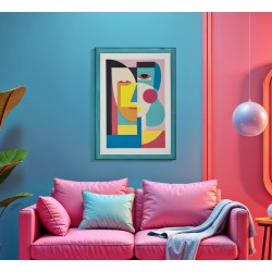 Lienzo impreso Picassiy B – Originalidad y estilo contemporáneo (50 x 3,3 x 70 cm)