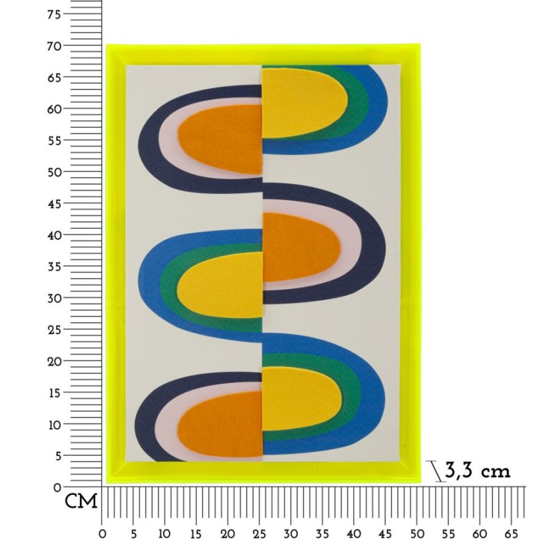 Lienzo impreso Pop Art L – Diseño gráfico e impacto visual (50 x 3,3 x 70 cm)