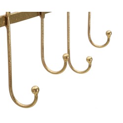 Gancho de pared de 5 hojas: funcionalidad y estilo (49,5 x 6 x 26,3 cm)