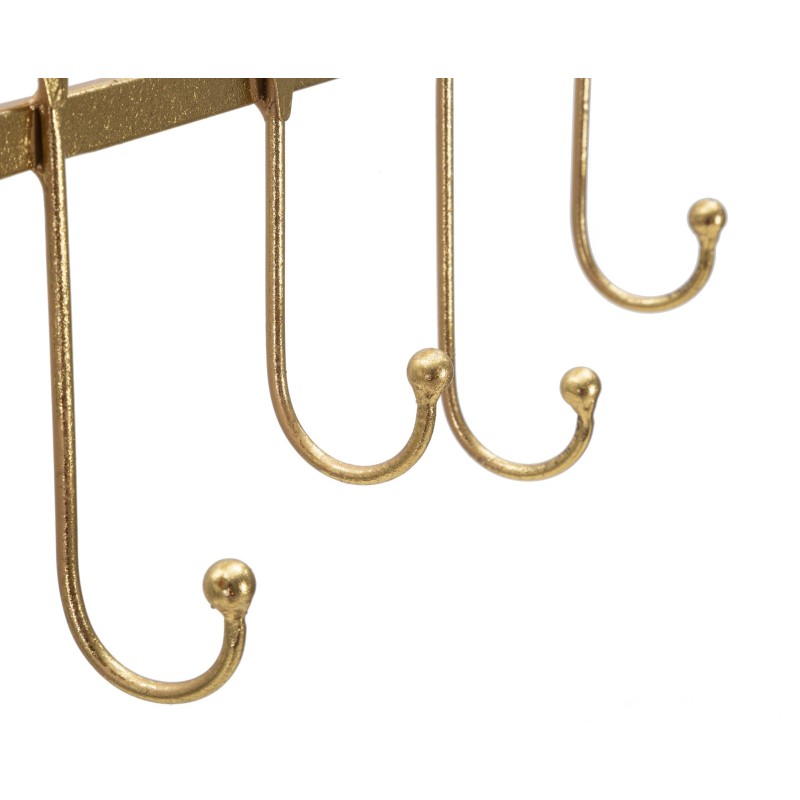 Gancho de pared de 5 hojas: funcionalidad y estilo (49,5 x 6 x 26,3 cm)