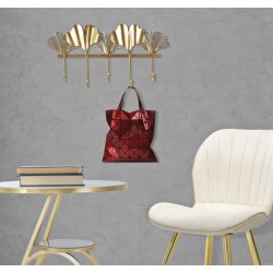 Gancho de pared de 5 hojas: funcionalidad y estilo (49,5 x 6 x 26,3 cm)