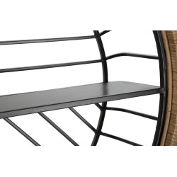 Estantería de pared CEBU – Estilo bohemio chic y organización moderna (72,5 x 18 x 65 cm)