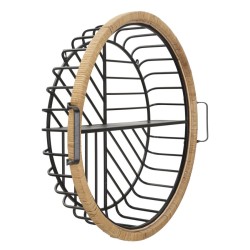 Estantería de pared CEBU – Estilo bohemio chic y organización moderna (72,5 x 18 x 65 cm)