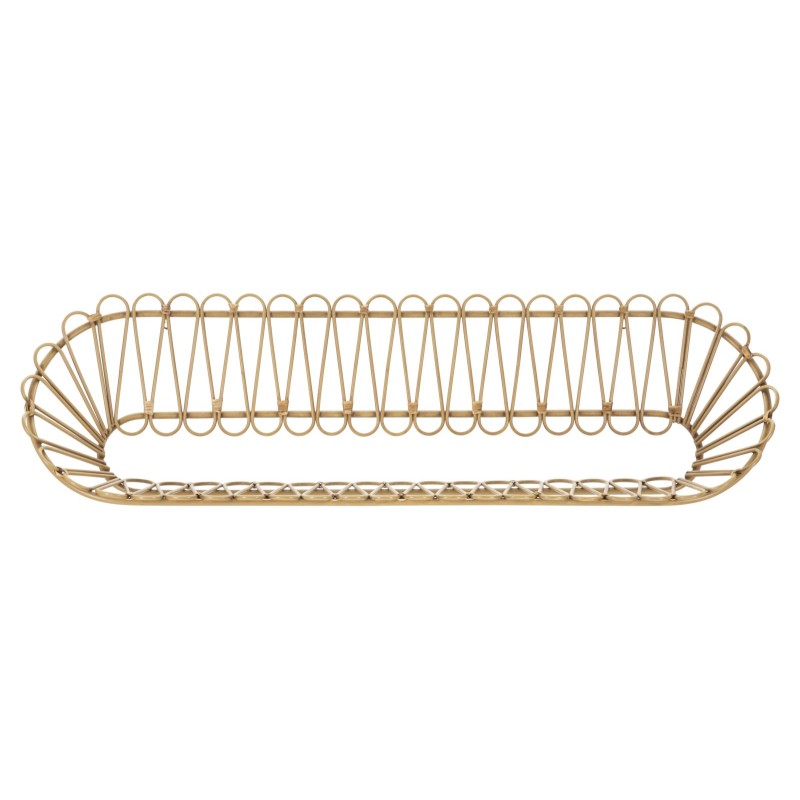 Estantería de pared Panamá – Gran capacidad e impresionante estilo bohemio (162 x 28 x 43,5 cm)