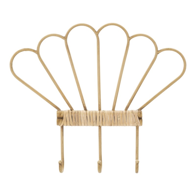 Perchero de pared Panamá con 3 ganchos – Organización práctica y diseño refinado (37,5 x 5 x 32,5 cm)