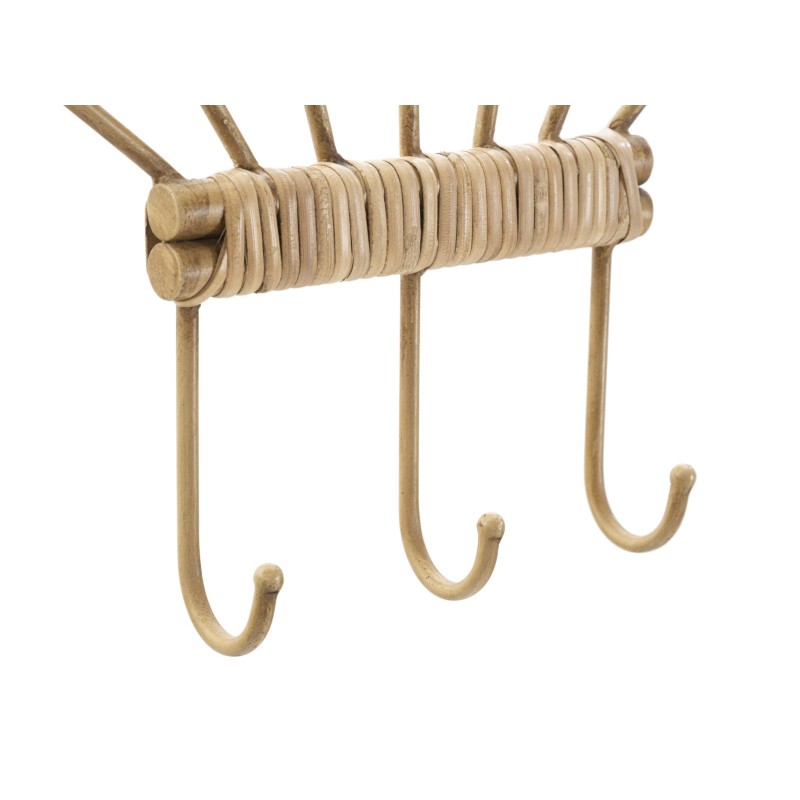 Perchero de pared Panamá con 3 ganchos – Organización práctica y diseño refinado (37,5 x 5 x 32,5 cm)