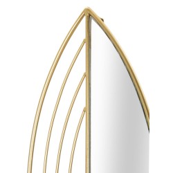 Juego de 2 candelabros con forma de hoja – Elegancia luminosa y romántica (18 x 13 x 41 cm / 15 x 13 x 35 cm)