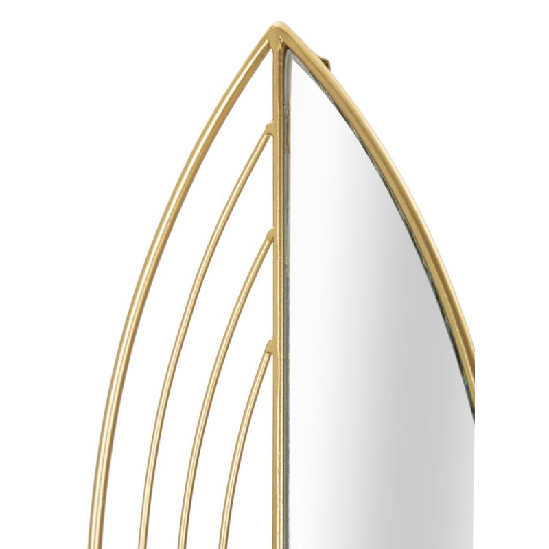 Juego de 2 candelabros con forma de hoja – Elegancia luminosa y romántica (18 x 13 x 41 cm / 15 x 13 x 35 cm)