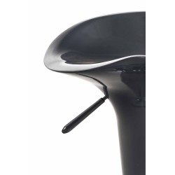 taburete de bar gris silla de montar