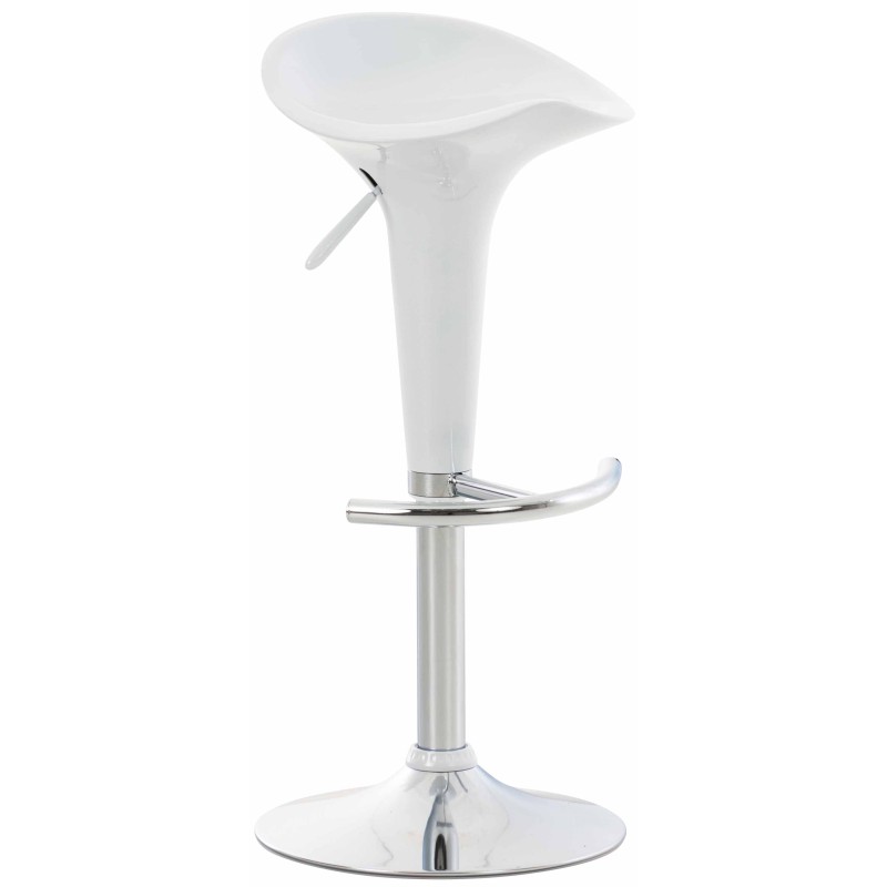 Taburete de bar Saddle blanco