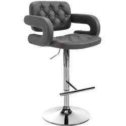 Taburete de bar gris Dublin C