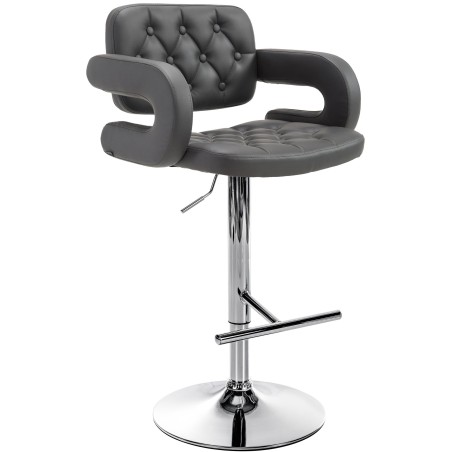 Taburete de bar gris Dublin C