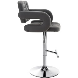 Taburete de bar gris Dublin C