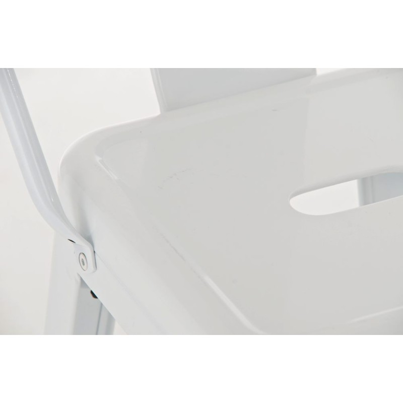 Taburete de bar blanco Aiden