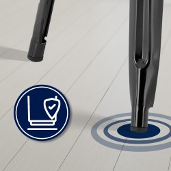 Taburete de bar Joshua negro