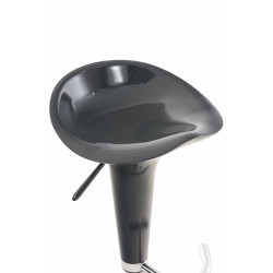 taburete de bar gris silla de montar