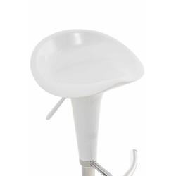 Taburete de bar Saddle blanco