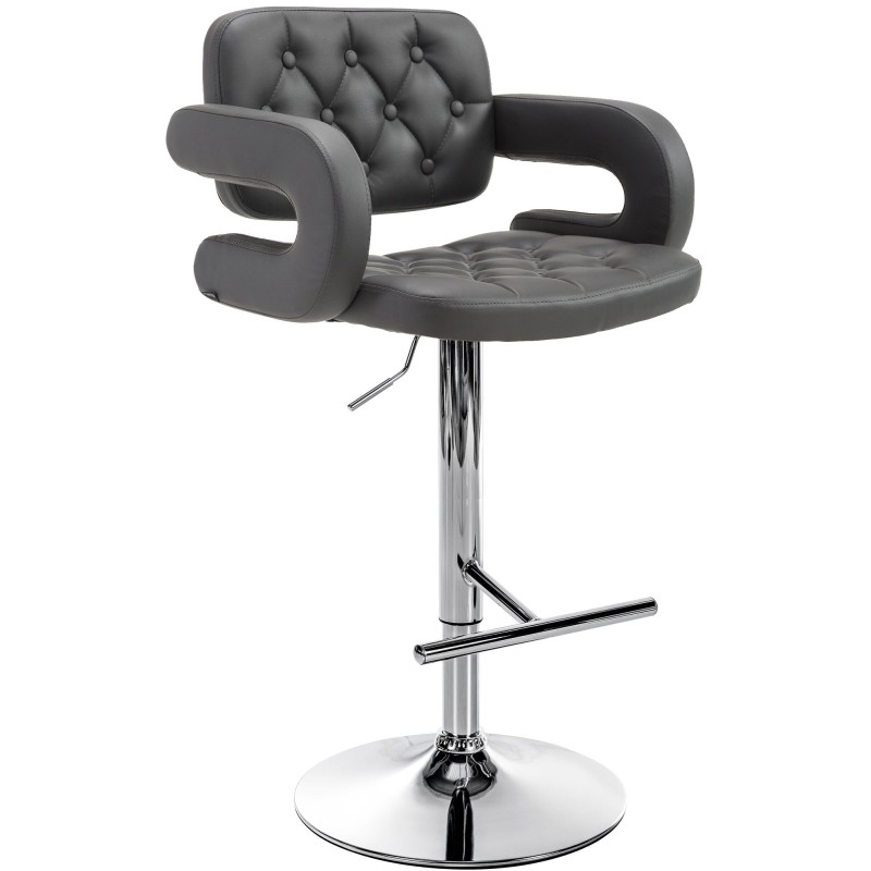 Taburete de bar gris Dublin C