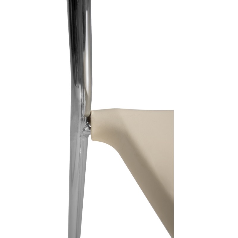 taburete de bar color crema Génova