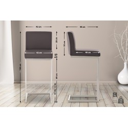 Taburetes de bar marrones Paros