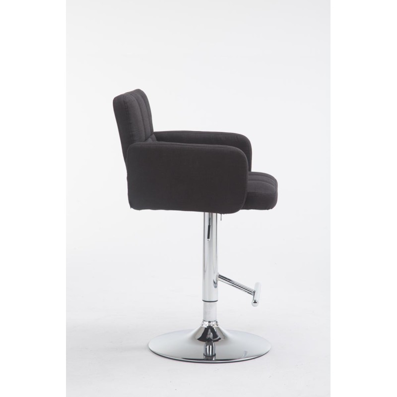 Taburete de bar Los Ángeles, tela C negra