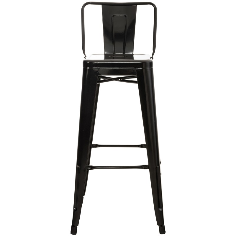 taburete de bar negro Mason