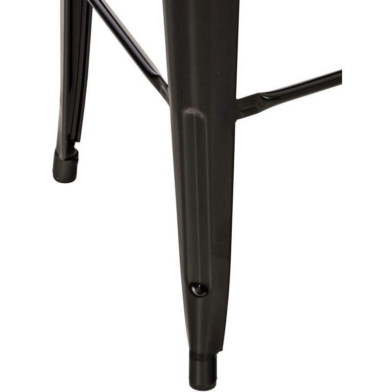 taburete de bar negro Mason