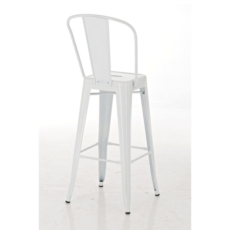 Taburete de bar blanco Aiden