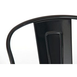 Taburete de bar negro Aiden