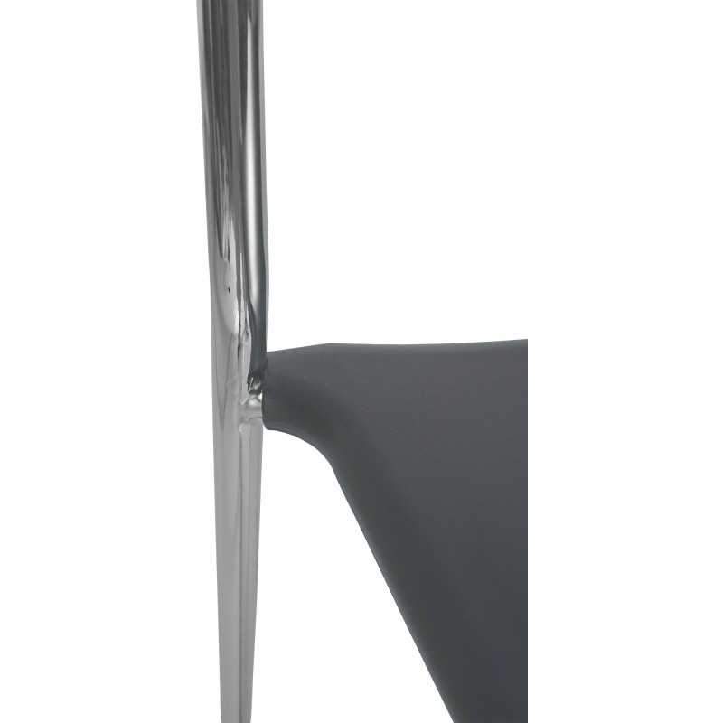 taburete de bar gris Génova