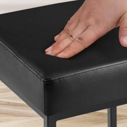 Taburete de bar negro Montreal B85