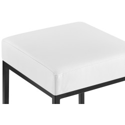 Taburete de bar blanco Montreal B85