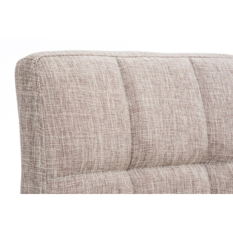 Taburete de bar peruano, tela color crema