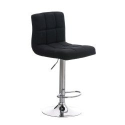 Taburete de bar Perú, tela C negra