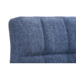 Taburete de bar peruano, tela azul C