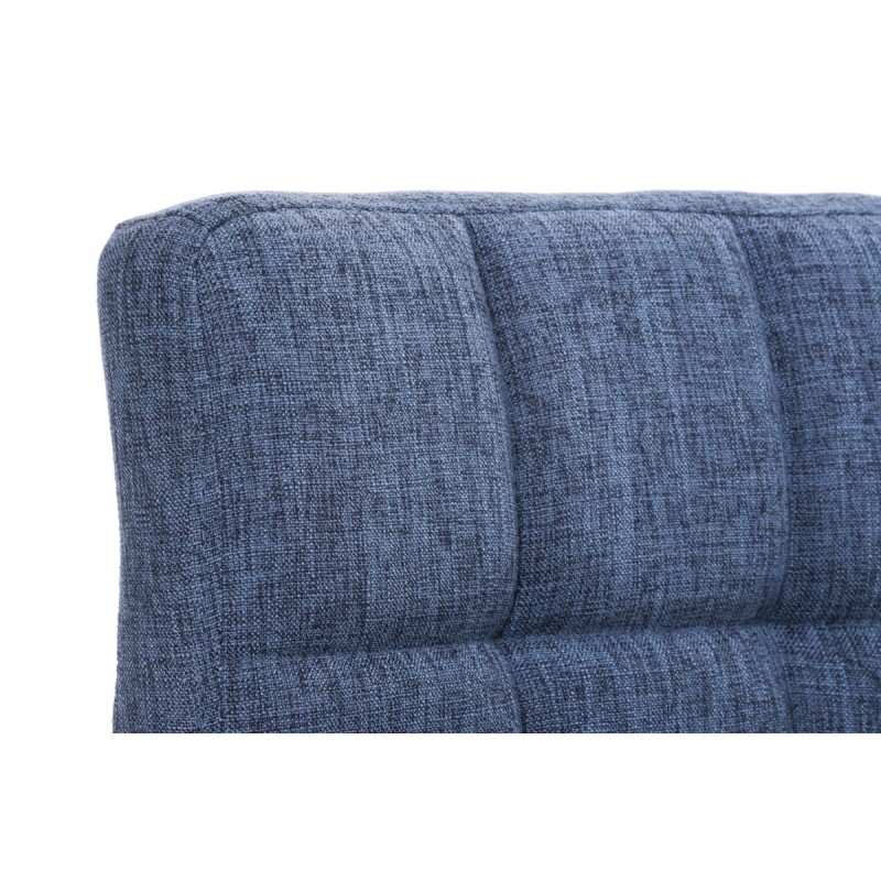 Taburete de bar peruano, tela azul C