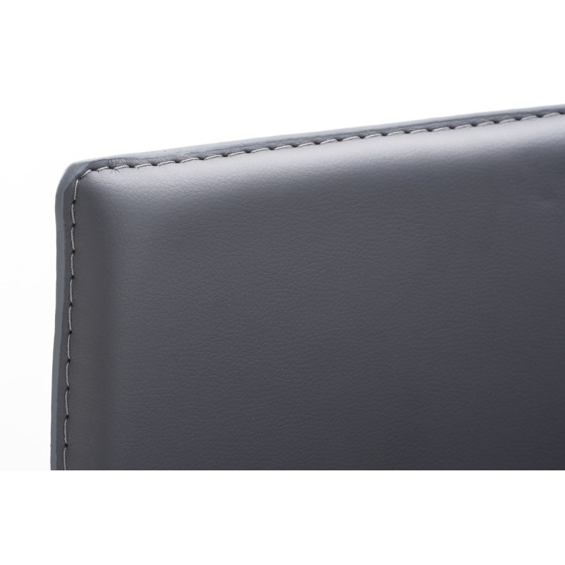 Taburete de bar Avola de piel, plano, 78 € gris