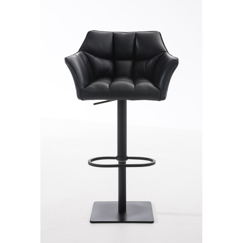 Taburete de bar negro Damaso B