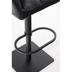 Taburete de bar negro Damaso B