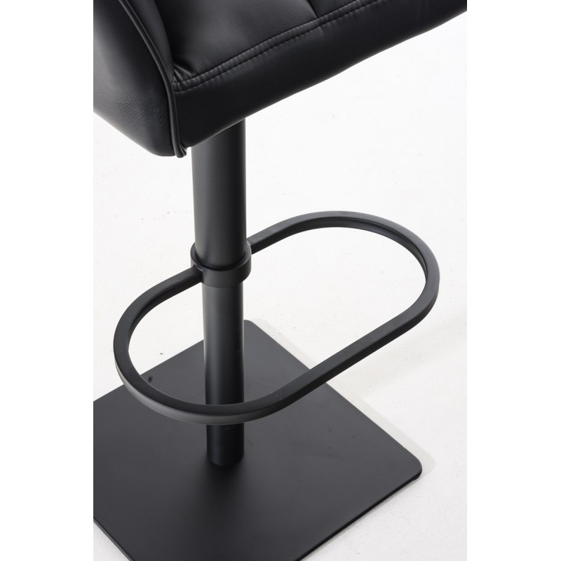 Taburete de bar negro Damaso B