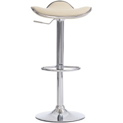 Juego de 2 taburetes de bar Shanghai C color crema