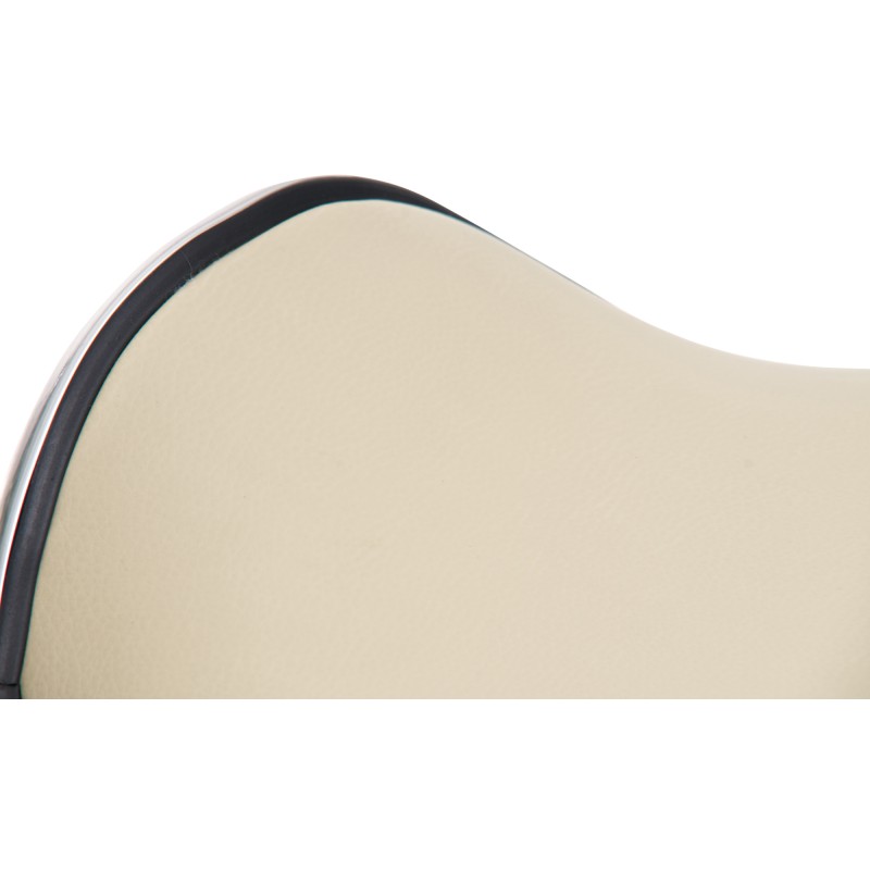 Juego de 2 taburetes de bar Shanghai C color crema