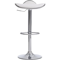 Juego de 2 taburetes de bar blancos Shanghai C