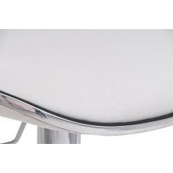 Juego de 2 taburetes de bar blancos Shanghai C