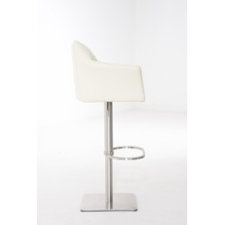 Taburete de bar Damaso E color crema