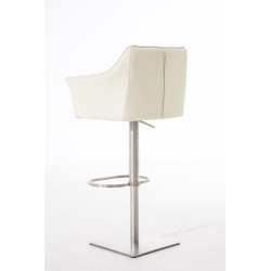 Taburete de bar Damaso E color crema