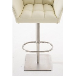 Taburete de bar Damaso E color crema