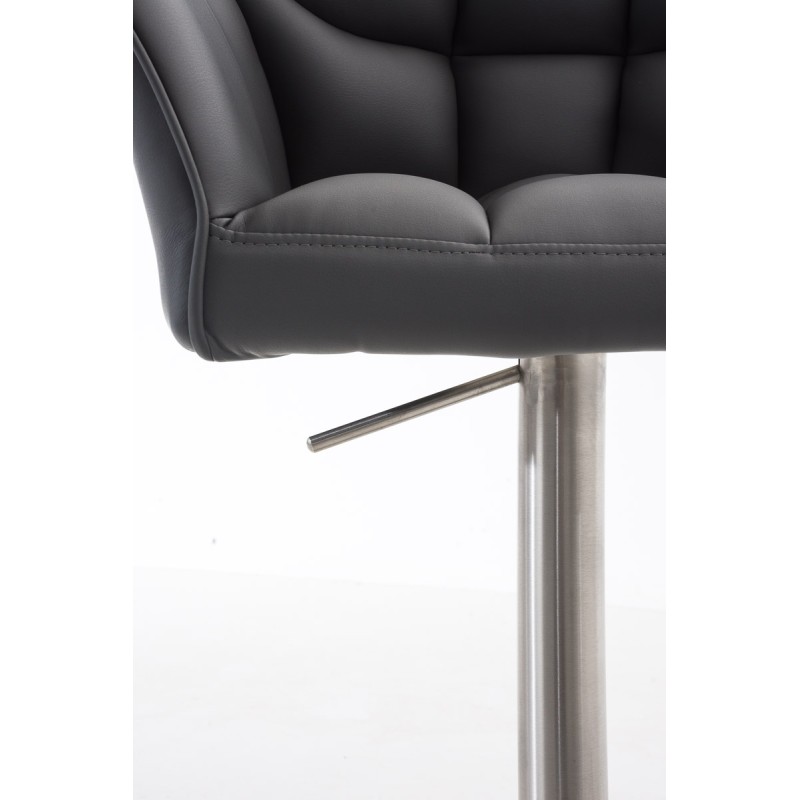 Taburete de bar gris Damaso E